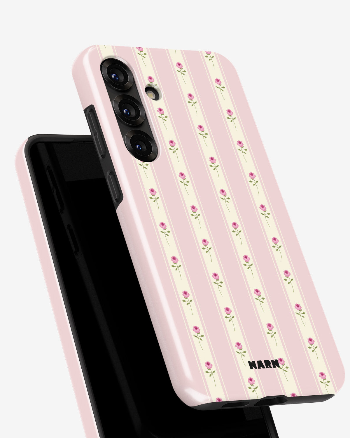 Samsung Galaxy A55 5G Tough Case – Rose Lines - View 4