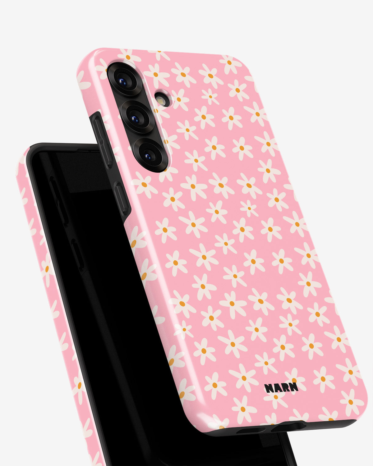 Samsung Galaxy A55 5G Tough Case – Pink Daisy - View 4