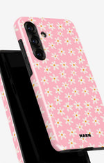 Samsung Galaxy A55 5G Tough Case – Pink Daisy - View 4