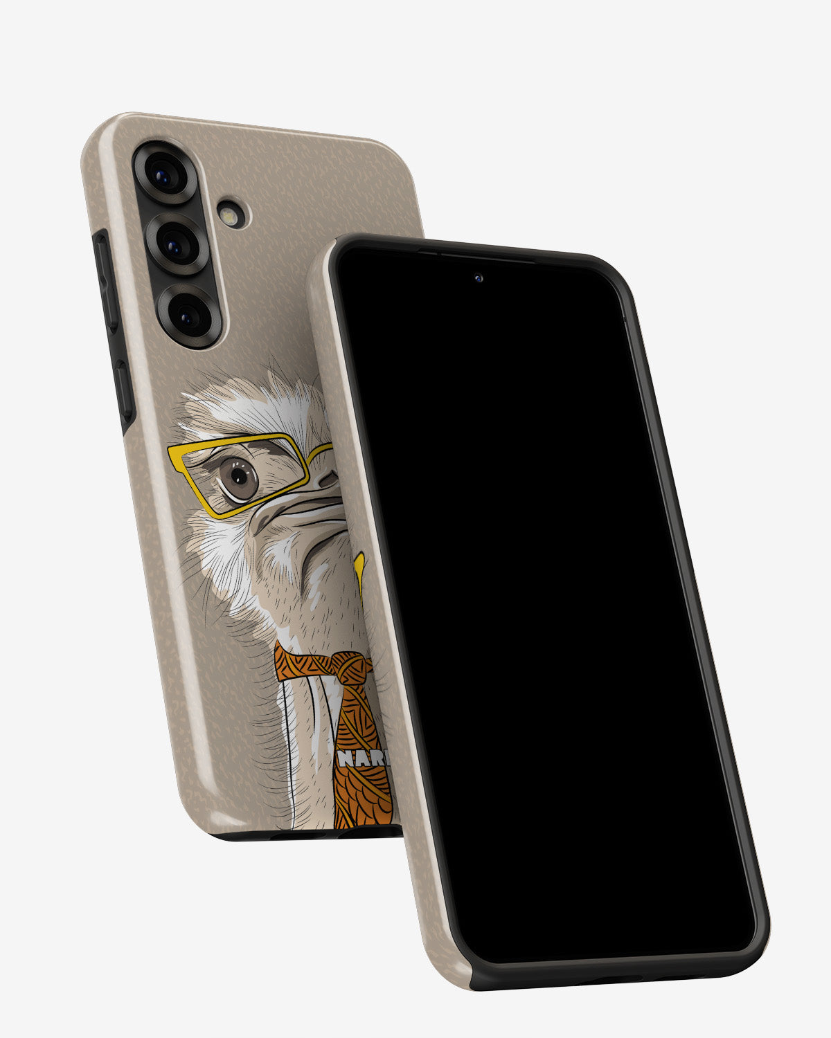 Samsung Galaxy A55 5G Tough Case – Hipster Ostrich - View 5