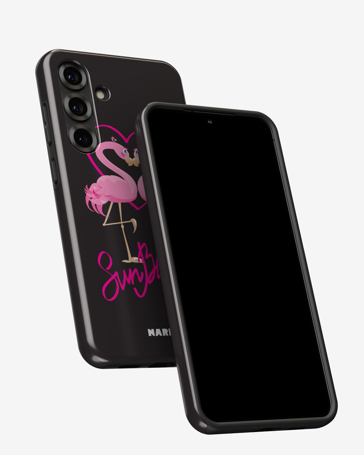 Samsung Galaxy A55 5G Tough Case – Beach Flamingo - View 5
