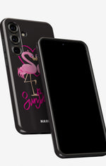Samsung Galaxy A55 5G Tough Case – Beach Flamingo - View 5