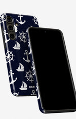 Samsung Galaxy A55 5G Tough Case – Deep Blue Voyage - View 5
