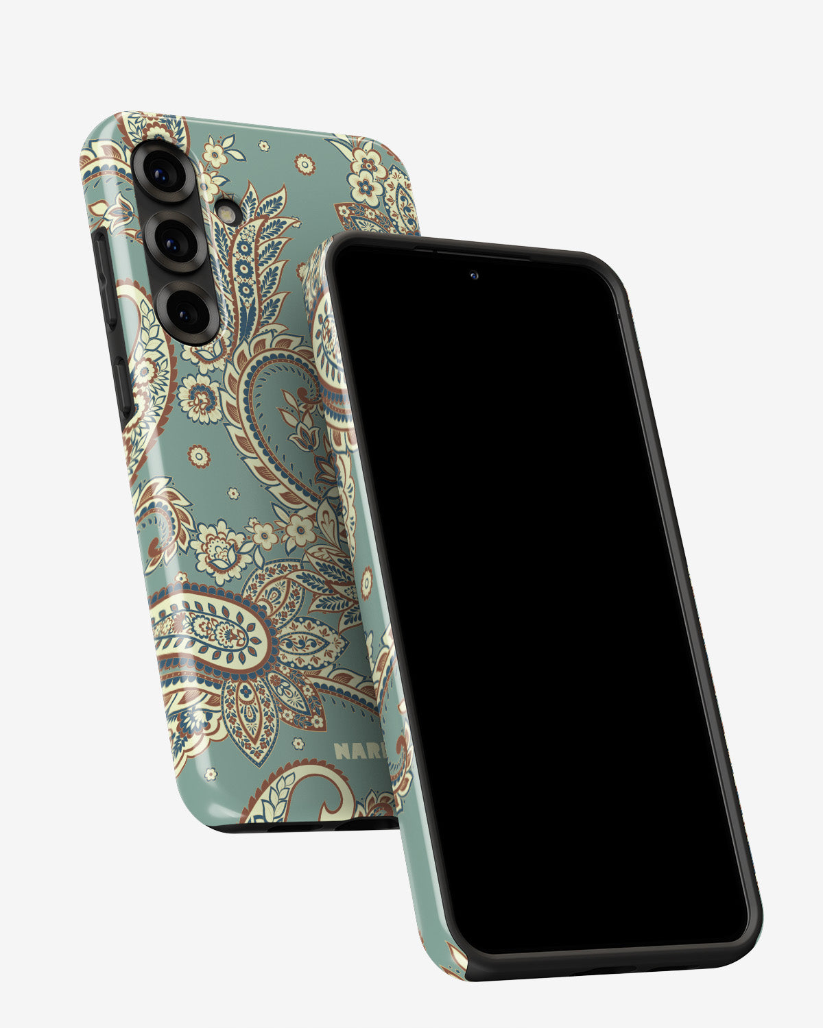 Samsung Galaxy A55 5G Tough Case – Paisley Green - View 5