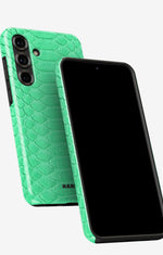 Samsung Galaxy A55 5G Tough Case – Turquoise Snake - View 5