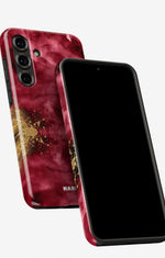 Samsung Galaxy A55 5G Tough Case – Burgendy Shimmer - View 5