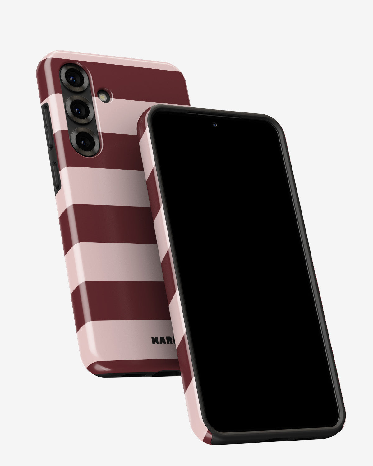 Samsung Galaxy A55 5G Tough Case – Cranberry Stripe - View 5