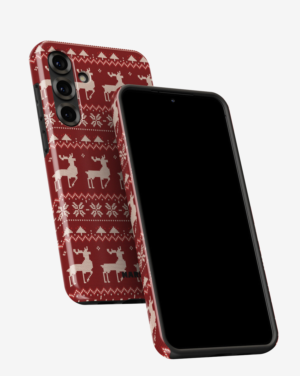 Samsung Galaxy A55 5G Tough Case – Reindeer Knit - View 5
