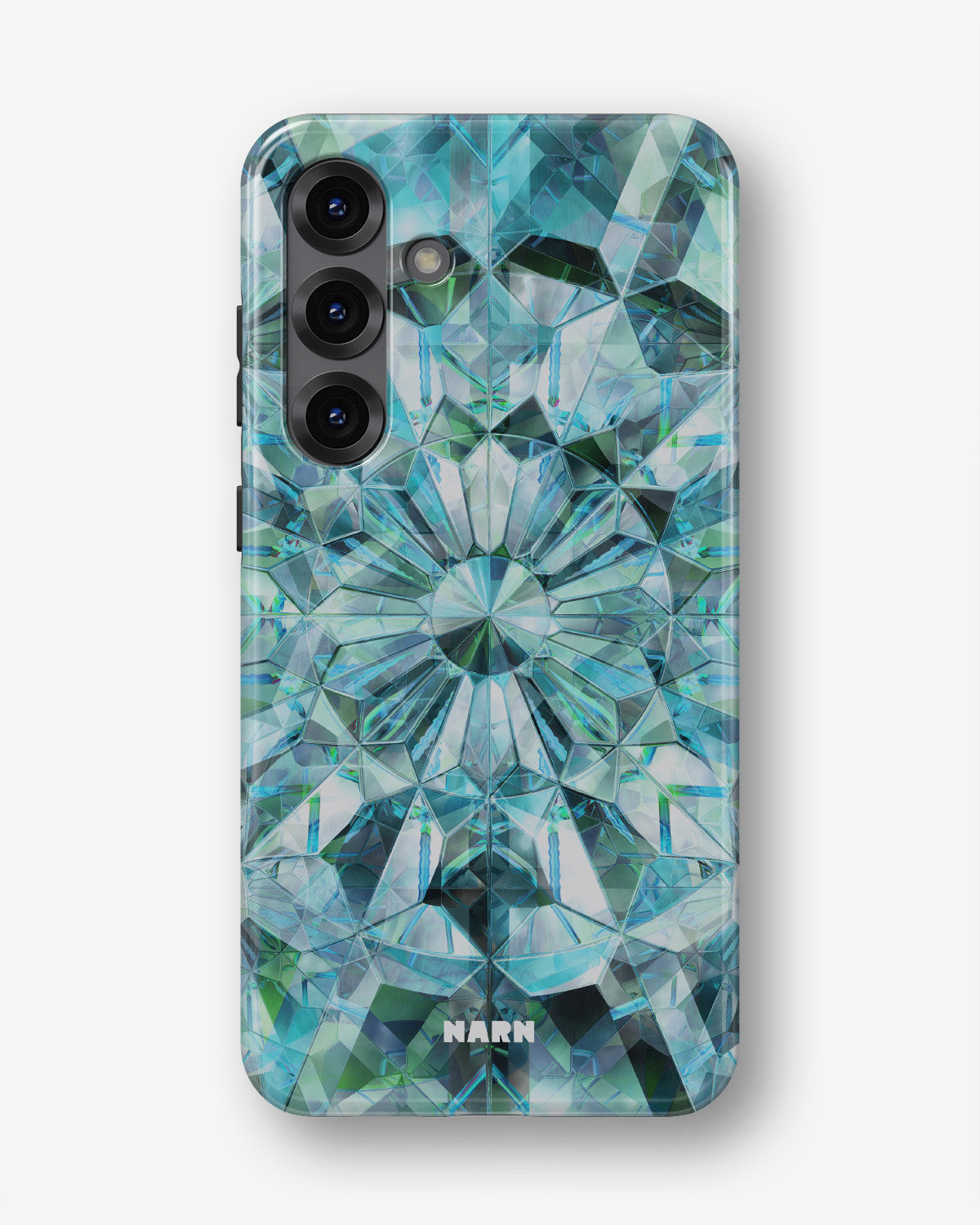 Samsung Galaxy A54 5G Tough Case – Green Crystals - View 1