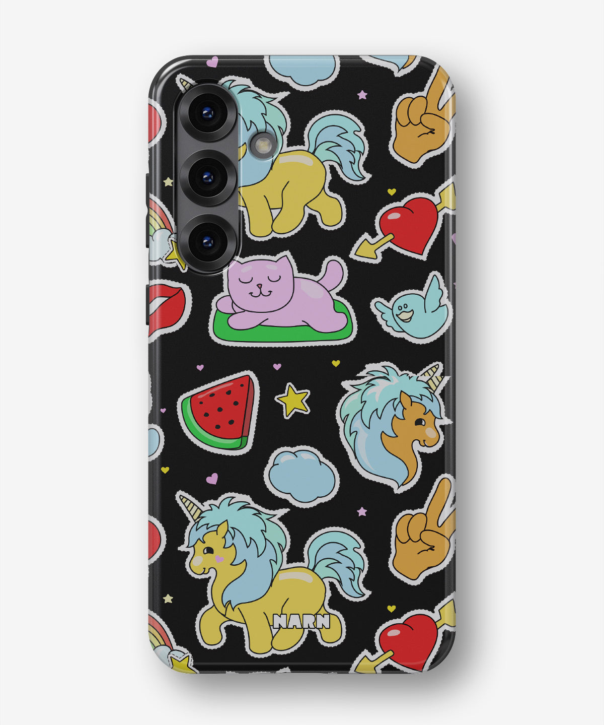 Samsung Galaxy A54 5G Tough Case – Cute Stickers - View 1