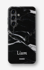 Samsung Galaxy A54 5G Tough Case – Custom - Black Marble - View 1