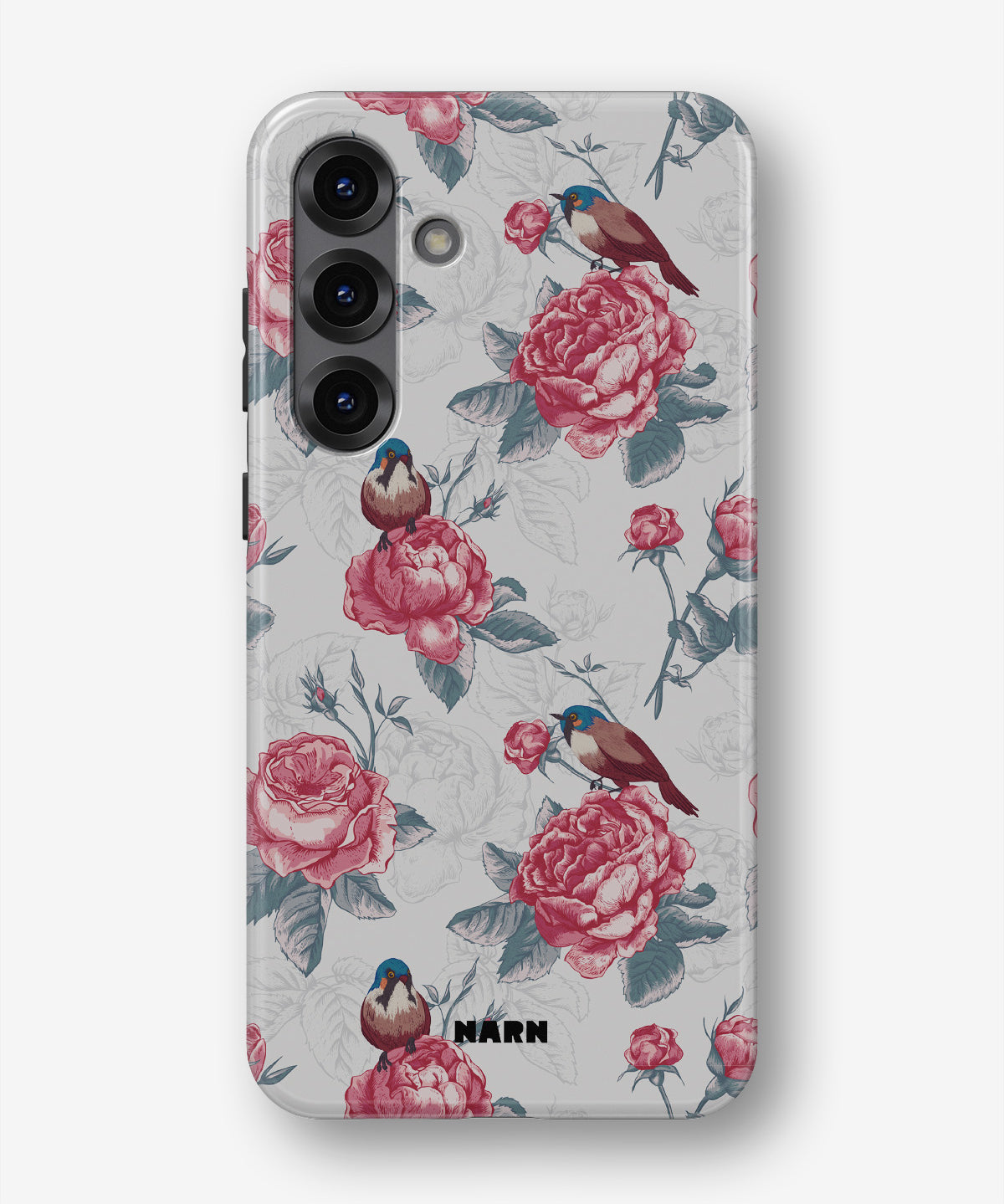 Samsung Galaxy A54 5G Tough Case – Birds Among Roses - View 1