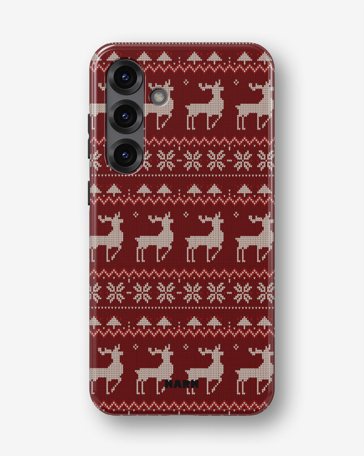 Samsung Galaxy A54 5G Tough Case – Reindeer Knit - View 1