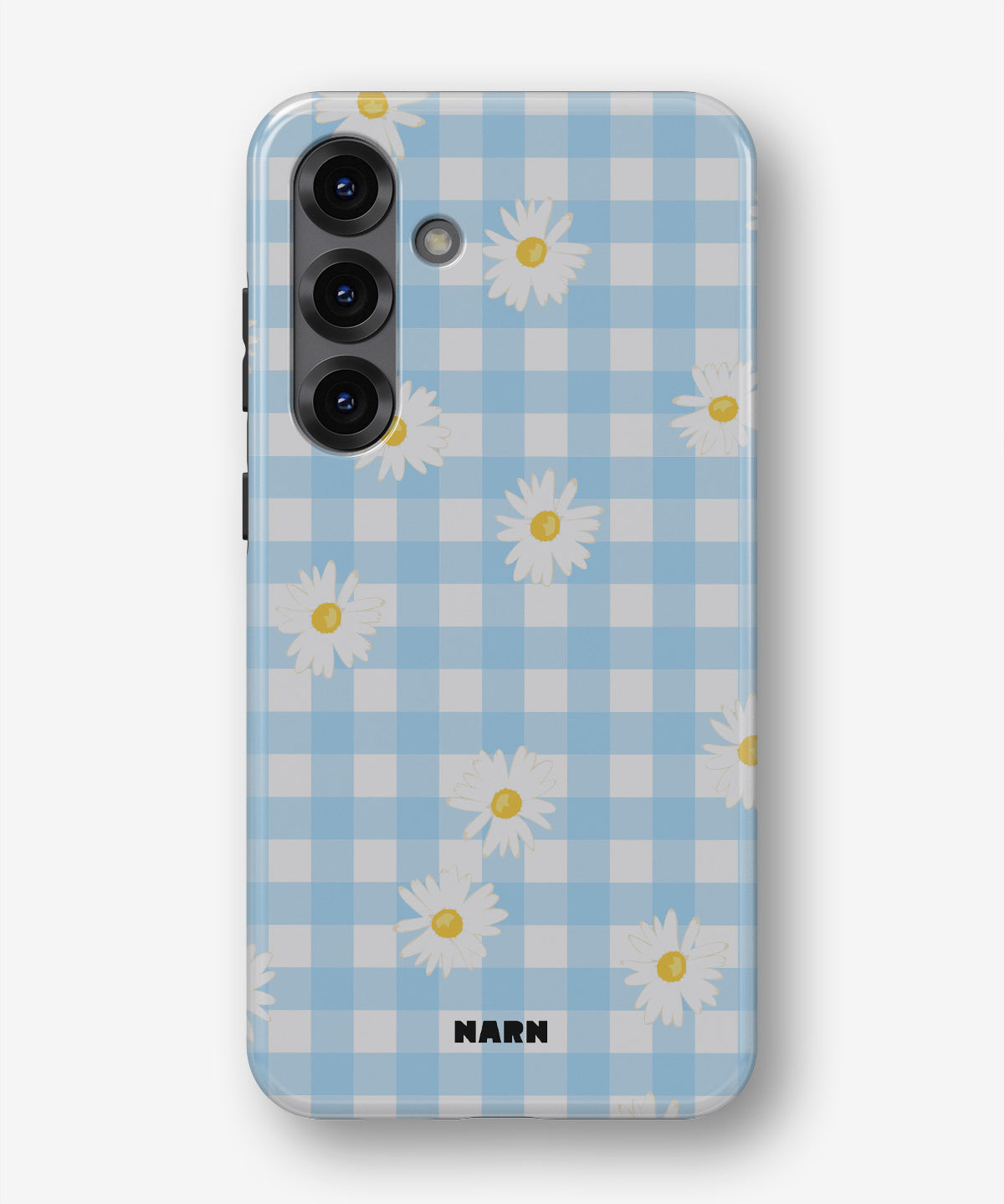 Samsung Galaxy A54 5G Tough Case – Blue Daisies - View 1