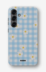 Samsung Galaxy A54 5G Tough Case – Blue Daisies - View 1