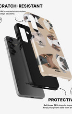 Samsung Galaxy A54 5G Tough Case – Cute Dogs - View 2