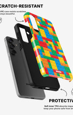 Samsung Galaxy A54 5G Tough Case – Building Bricks - View 2