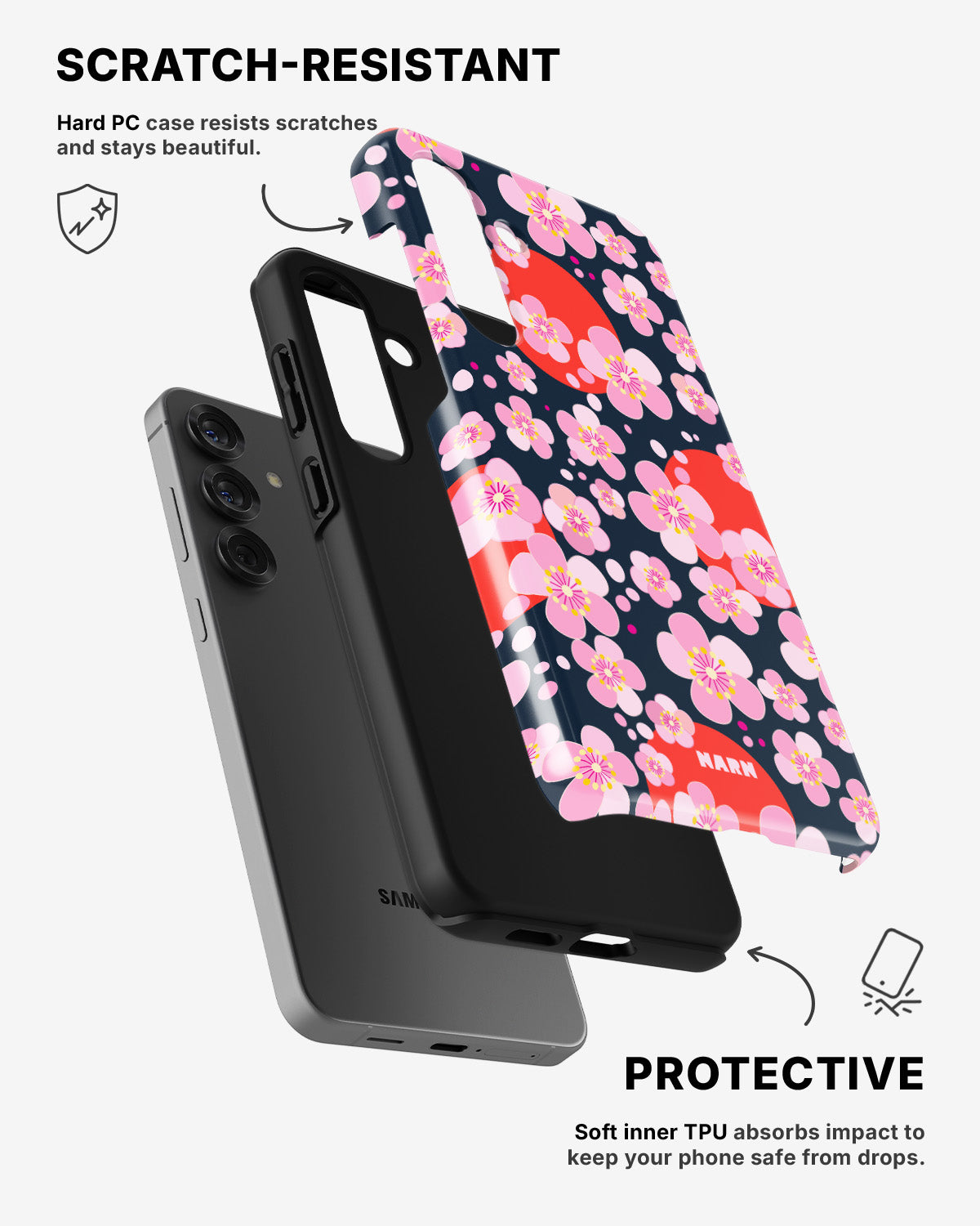 Samsung Galaxy A54 5G Tough Case – Tokyo Nights - View 2