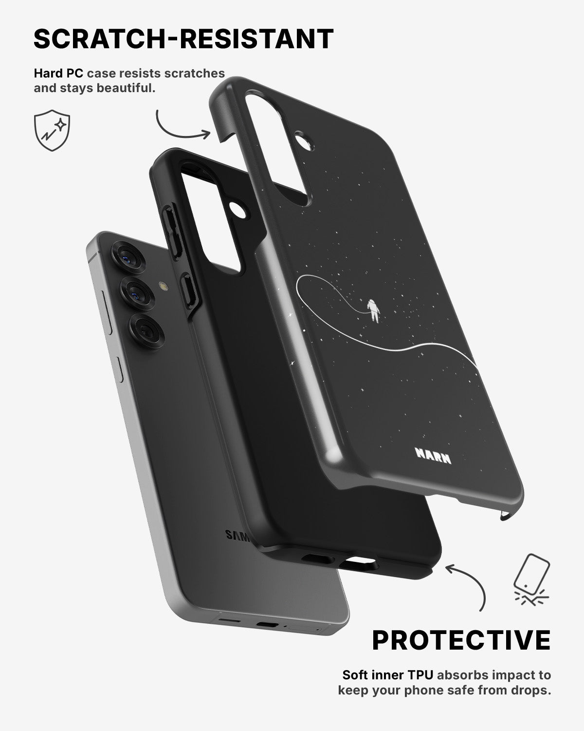 Samsung Galaxy A54 5G Tough Case – Space Walk - View 2