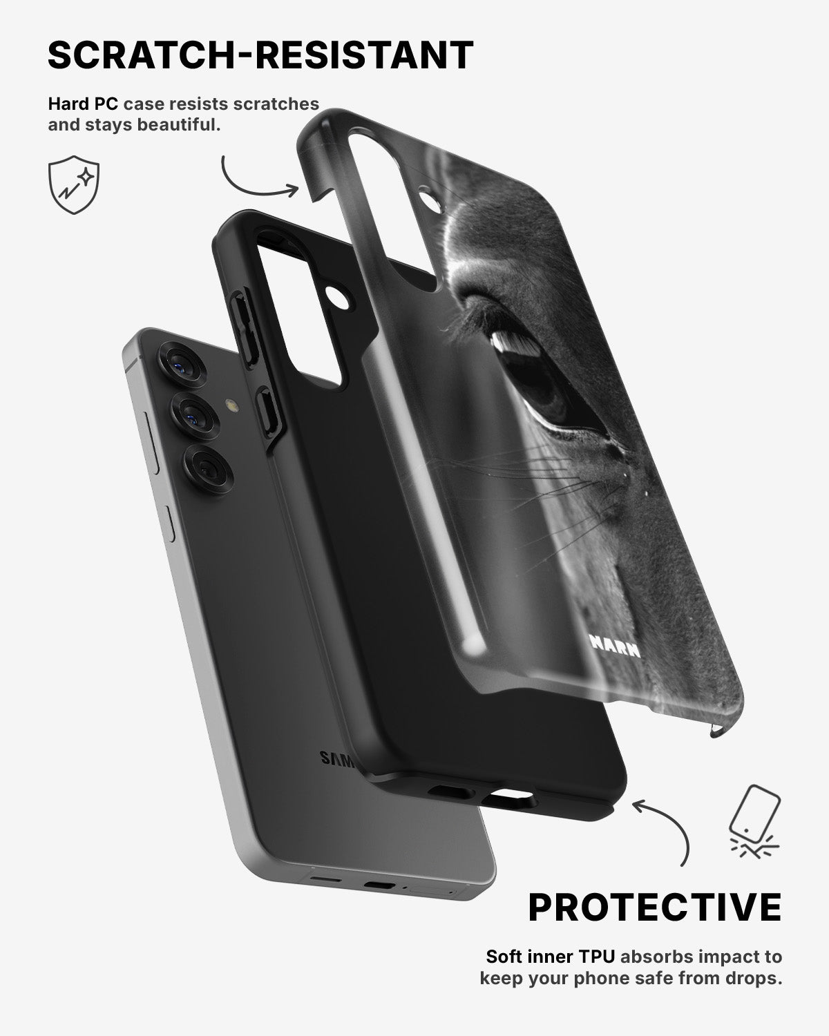Samsung Galaxy A54 5G Tough Case – Horse Soul - View 2