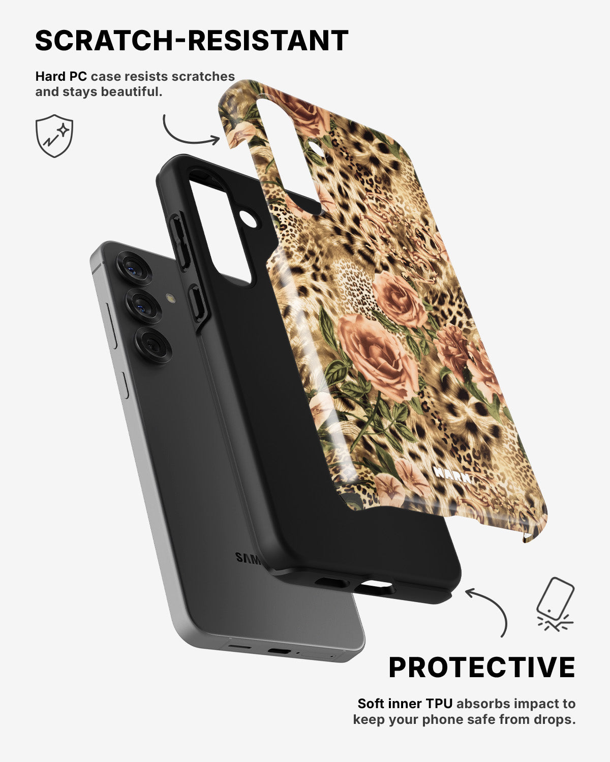 Samsung Galaxy A54 5G Tough Case – Leo Roses - View 2