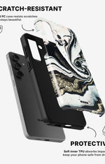 Samsung Galaxy A54 5G Tough Case – Golden Swirl - View 2