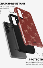 Samsung Galaxy A54 5G Tough Case – Cherry Bows - View 2
