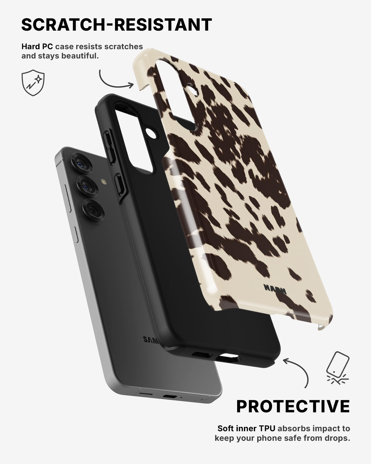 Samsung Galaxy A54 5G Tough Case – Cowhide - View 2