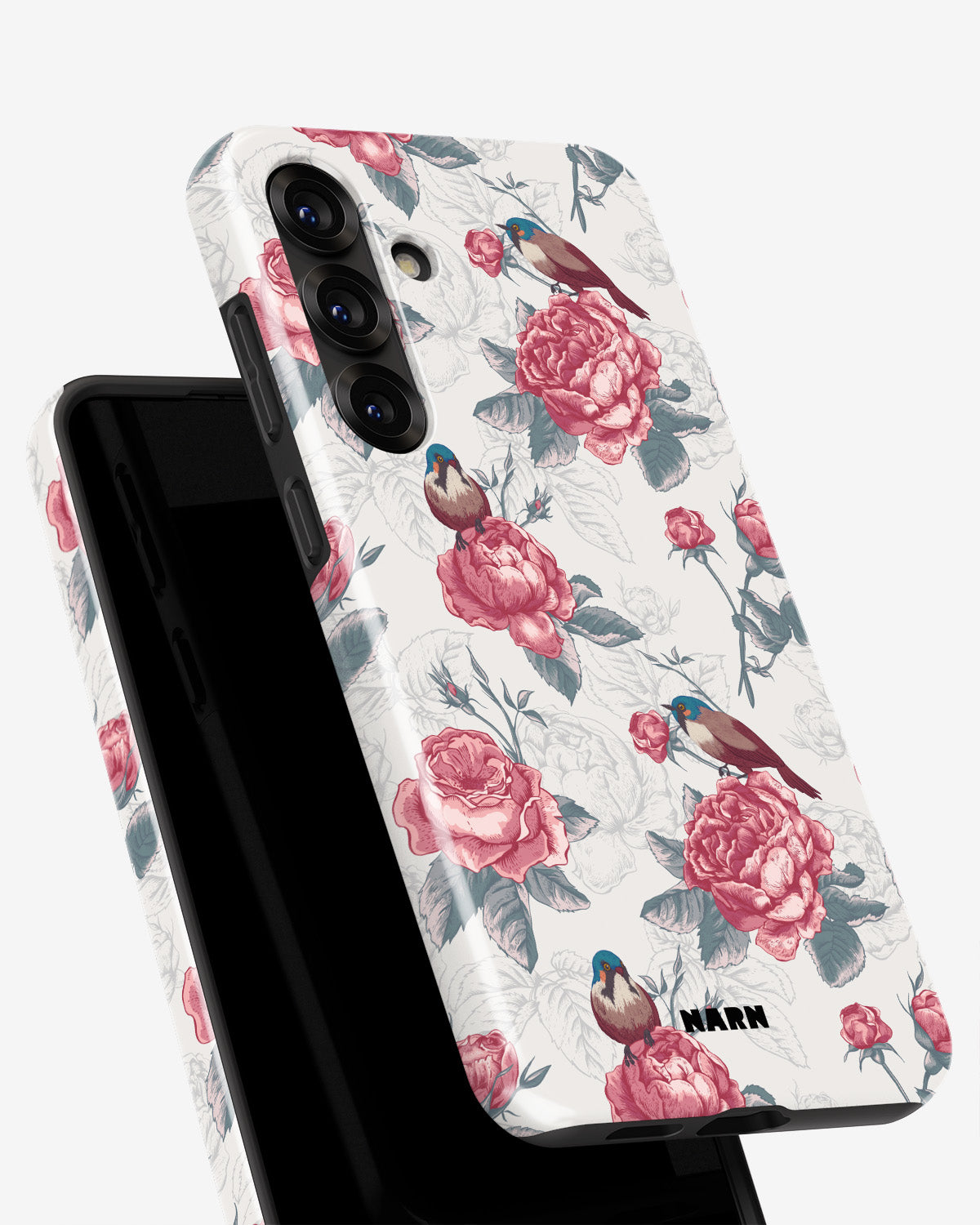 Samsung Galaxy A54 5G Tough Case – Birds Among Roses - View 4
