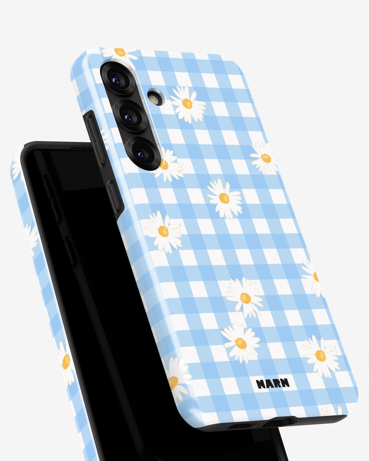 Samsung Galaxy A54 5G Tough Case – Blue Daisies - View 4