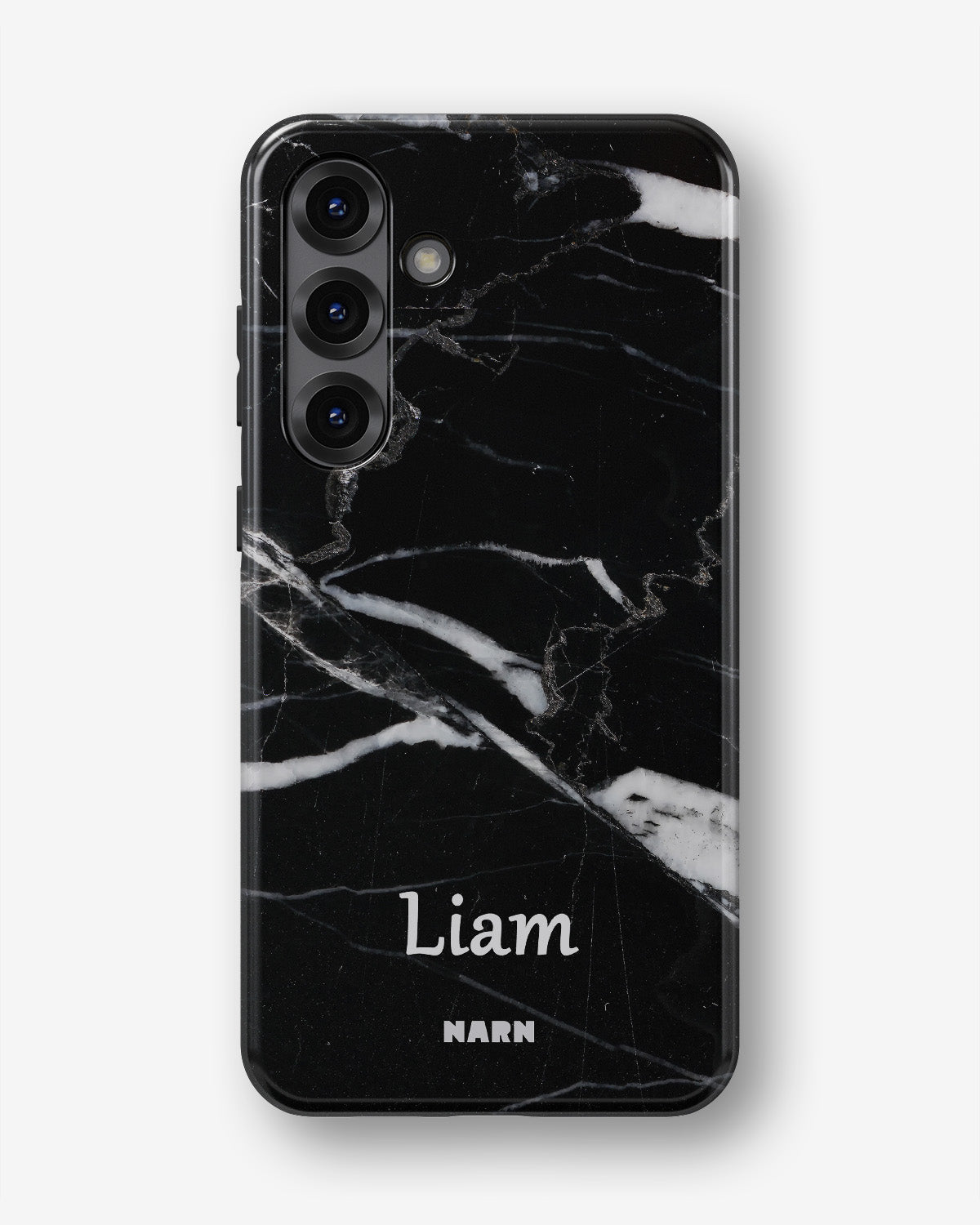 Samsung Galaxy S23 Plus Tough Case – Custom - Black Marble - View 1