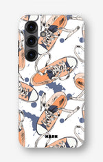 Samsung Galaxy S23 Plus Tough Case – Apricot Sneakers - View 1