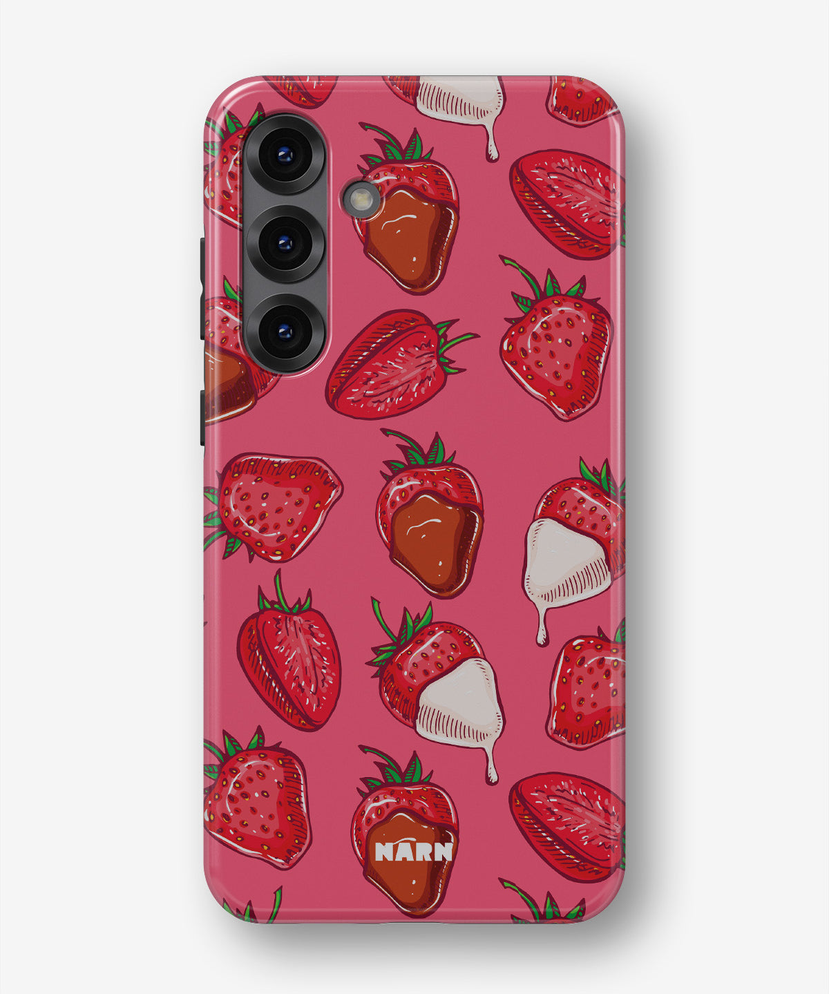 Samsung Galaxy S23 Plus Tough Case – Strawberry Chocolate - View 1