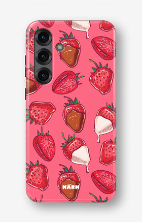 Samsung Galaxy S23 Plus Tough Case – Strawberry Chocolate - View 1