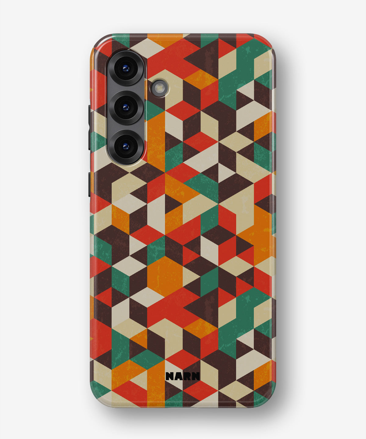 Samsung Galaxy S23 Plus Tough Case – Retro Geometric - View 1