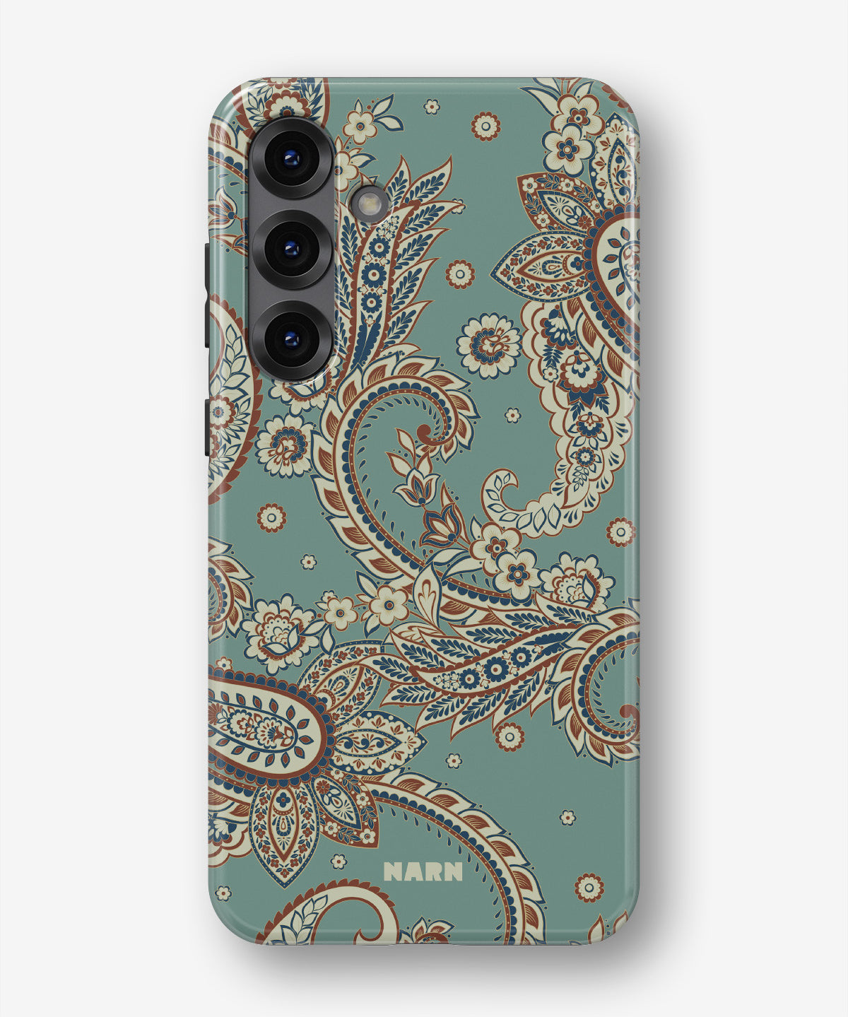 Samsung Galaxy S23 Plus Tough Case – Paisley Green - View 1