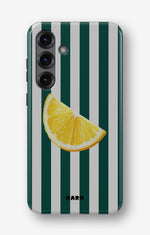 Samsung Galaxy S23 Plus Tough Case – Lemon Stripes - View 1