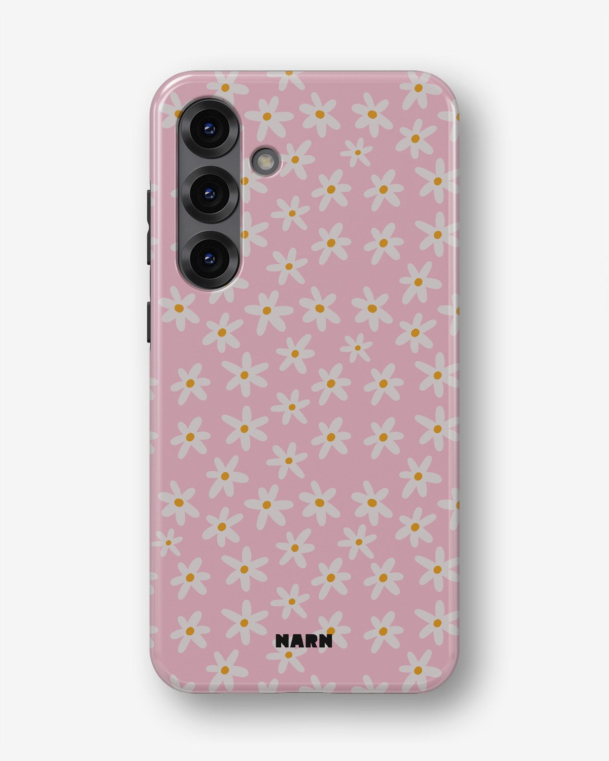 Samsung Galaxy S23 Plus Tough Case – Pink Daisy - View 1