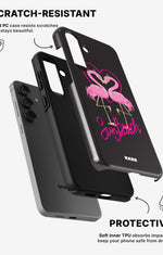 Samsung Galaxy S23 Plus Tough Case – Beach Flamingo - View 2