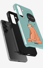 Samsung Galaxy S23 Plus Tough Case – Slow Down Sloth - View 2