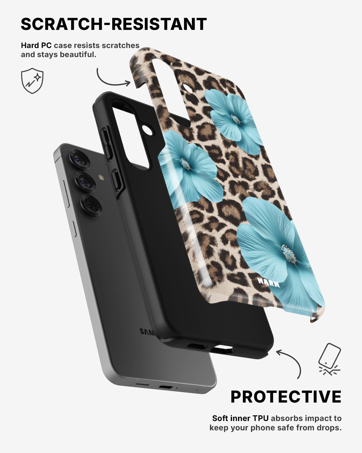 Samsung Galaxy S23 Plus Tough Case – Blooming Jungle - View 2