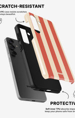 Samsung Galaxy S23 Plus Tough Case – Sunset Stripes - View 2