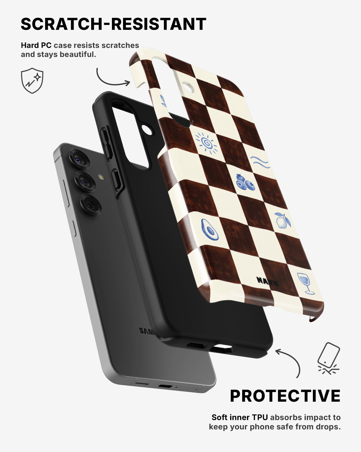 Samsung Galaxy S23 Plus Tough Case – Dolce Grid - View 2