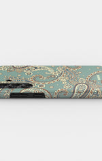 Samsung Galaxy S23 Plus Tough Case – Paisley Green - View 3