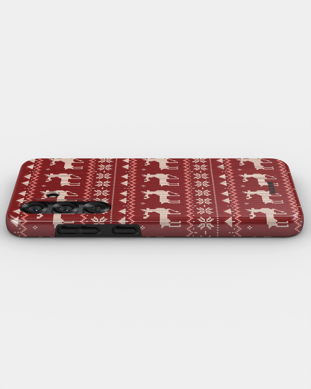 Samsung Galaxy S23 Plus Tough Case – Reindeer Knit - View 3