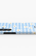 Samsung Galaxy S23 Plus Tough Case – Blue Daisies - View 3