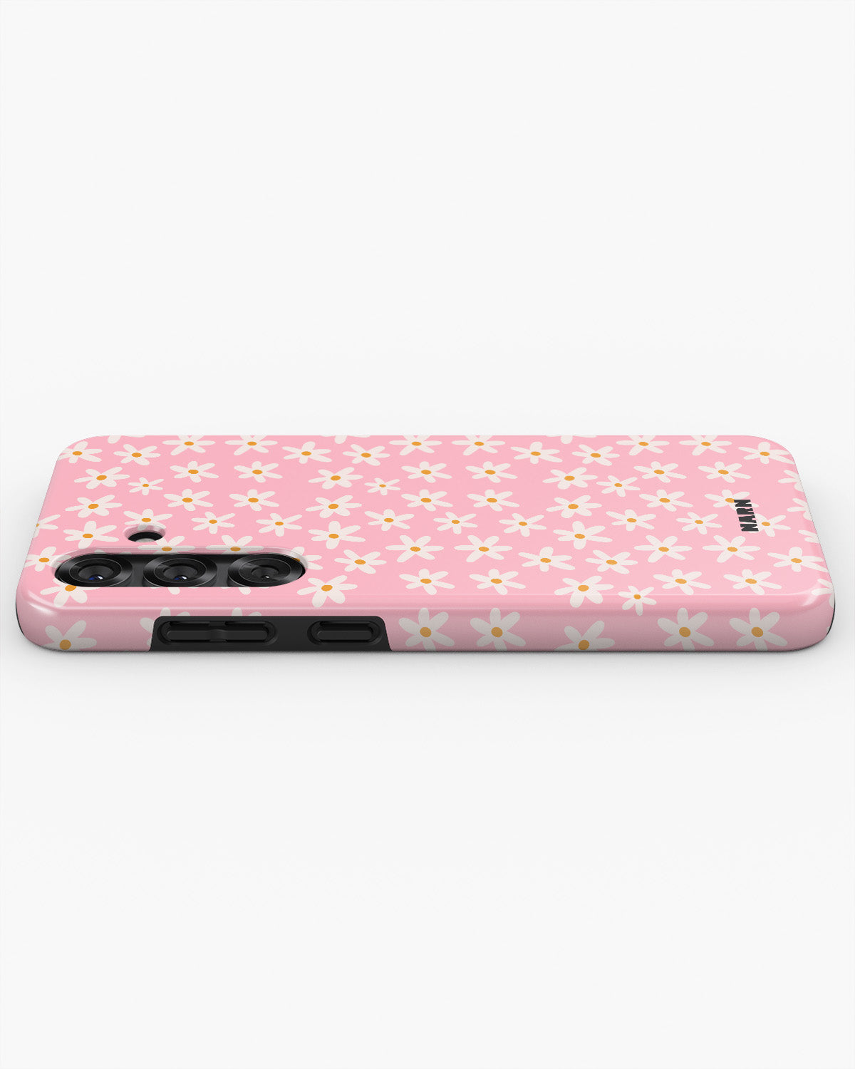 Samsung Galaxy S23 Plus Tough Case – Pink Daisy - View 3
