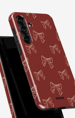 Samsung Galaxy S23 Plus Tough Case – Cherry Bows - View 4