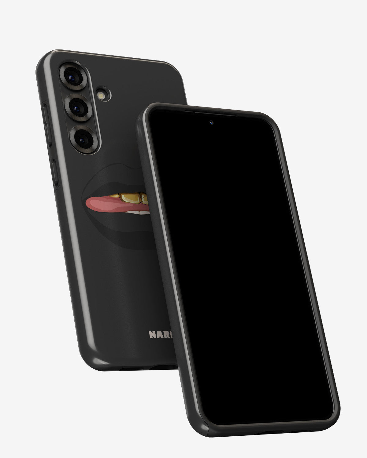 Samsung Galaxy S23 Plus Tough Case – Golden Lips - View 5