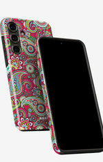 Samsung Galaxy S23 Plus Tough Case – Paisley Paradise - View 5